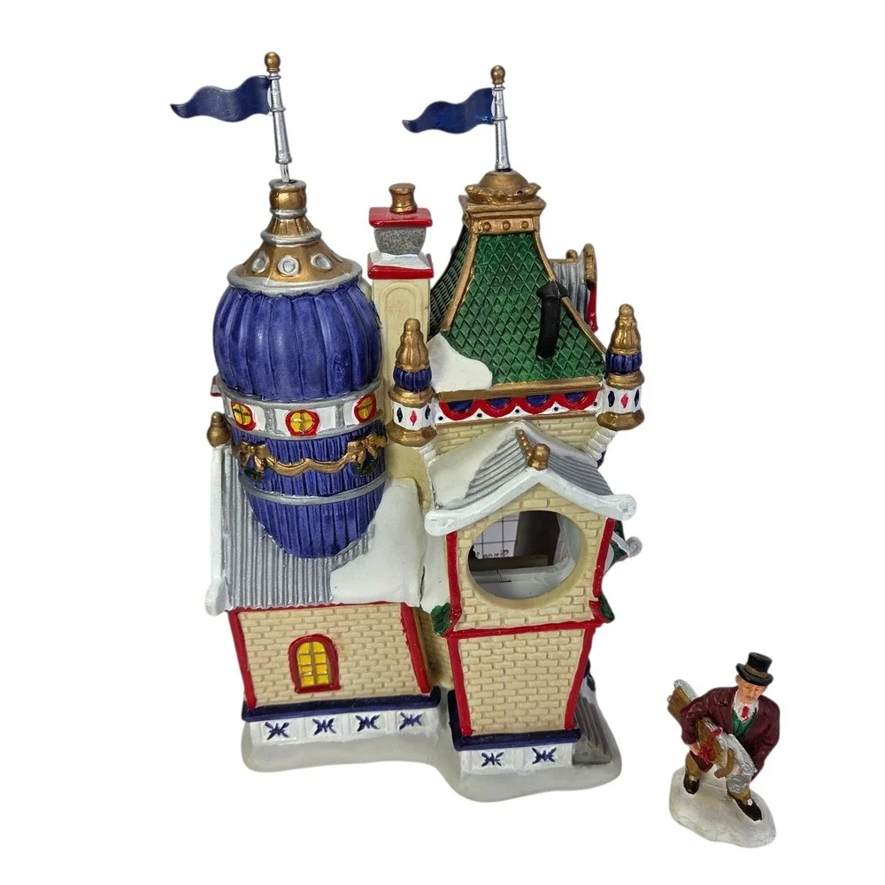 Lemax Toy Baron Christmas Village Lighted Figurine Club Members Box Read